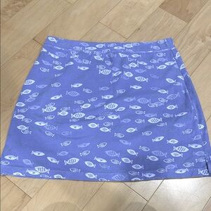 Fresh Produce cotton fish mini skirt
